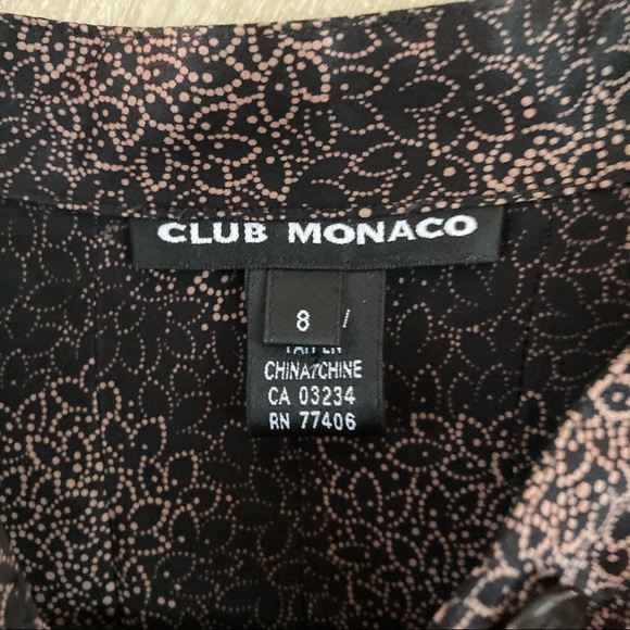 Club Monaco Floral Silk Dress - Picture 3 of 6